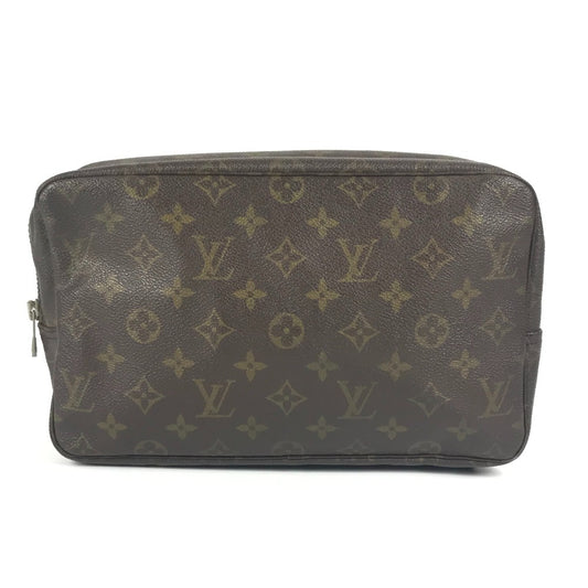 LOUIS VUITTON M47522 モノグラム トゥルーストワレット28 トゥルーストワレット 28 メイクポーチ 化粧ポーチ クラッチバッグ セカンドバッグ 化粧ポーチ モノグラムキャンバス レディース ブラウン