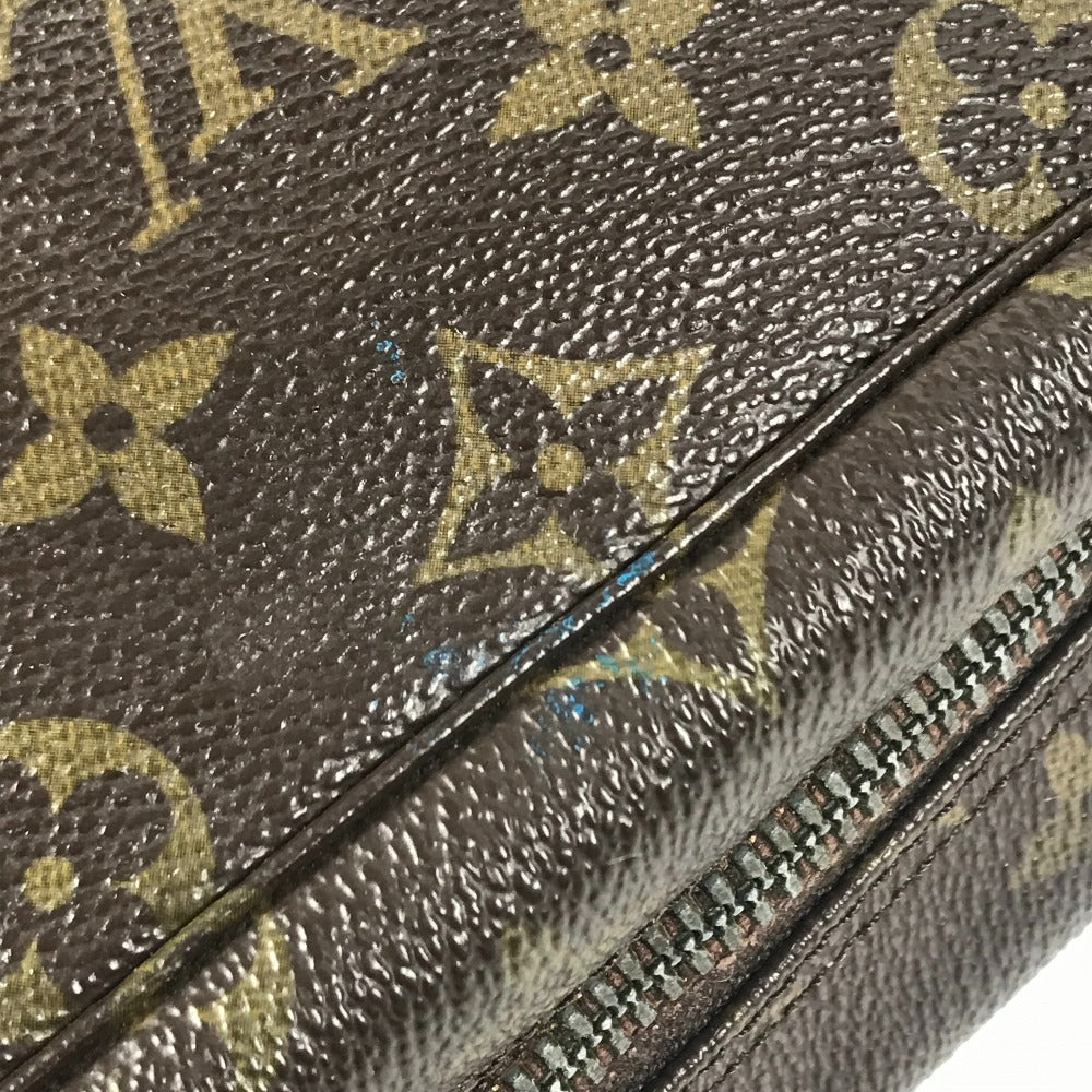 LOUIS VUITTON M47522 モノグラム トゥルーストワレット28 トゥルーストワレット 28 メイクポーチ 化粧ポーチ クラッチバッグ セカンドバッグ 化粧ポーチ モノグラムキャンバス レディース ブラウン