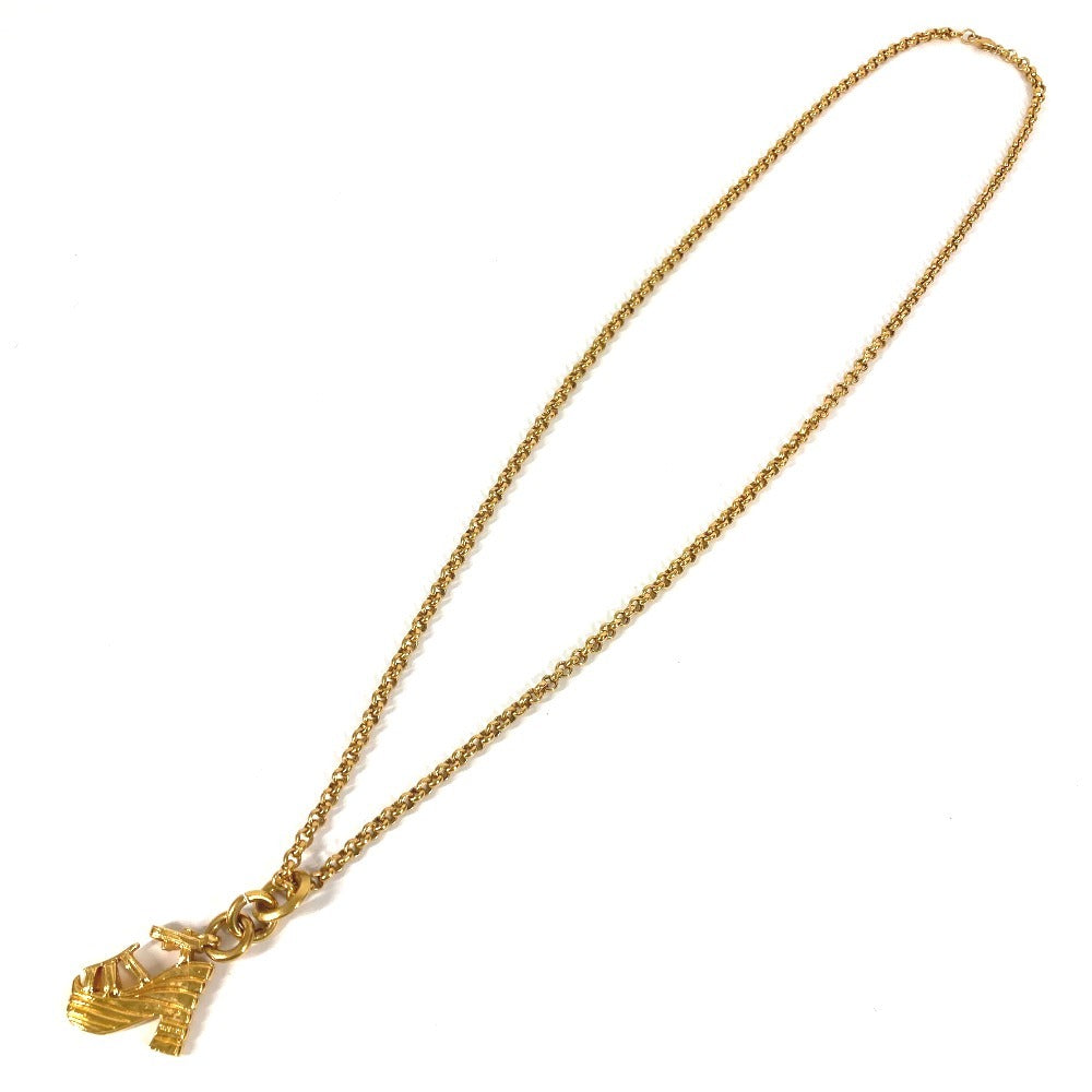 Salvatore Ferragamo ヴィンテージ サンダル 靴 アクセサリー ジュエリー ロングネックレス チェーンネックレス ネックレス メタル レディース ゴールド