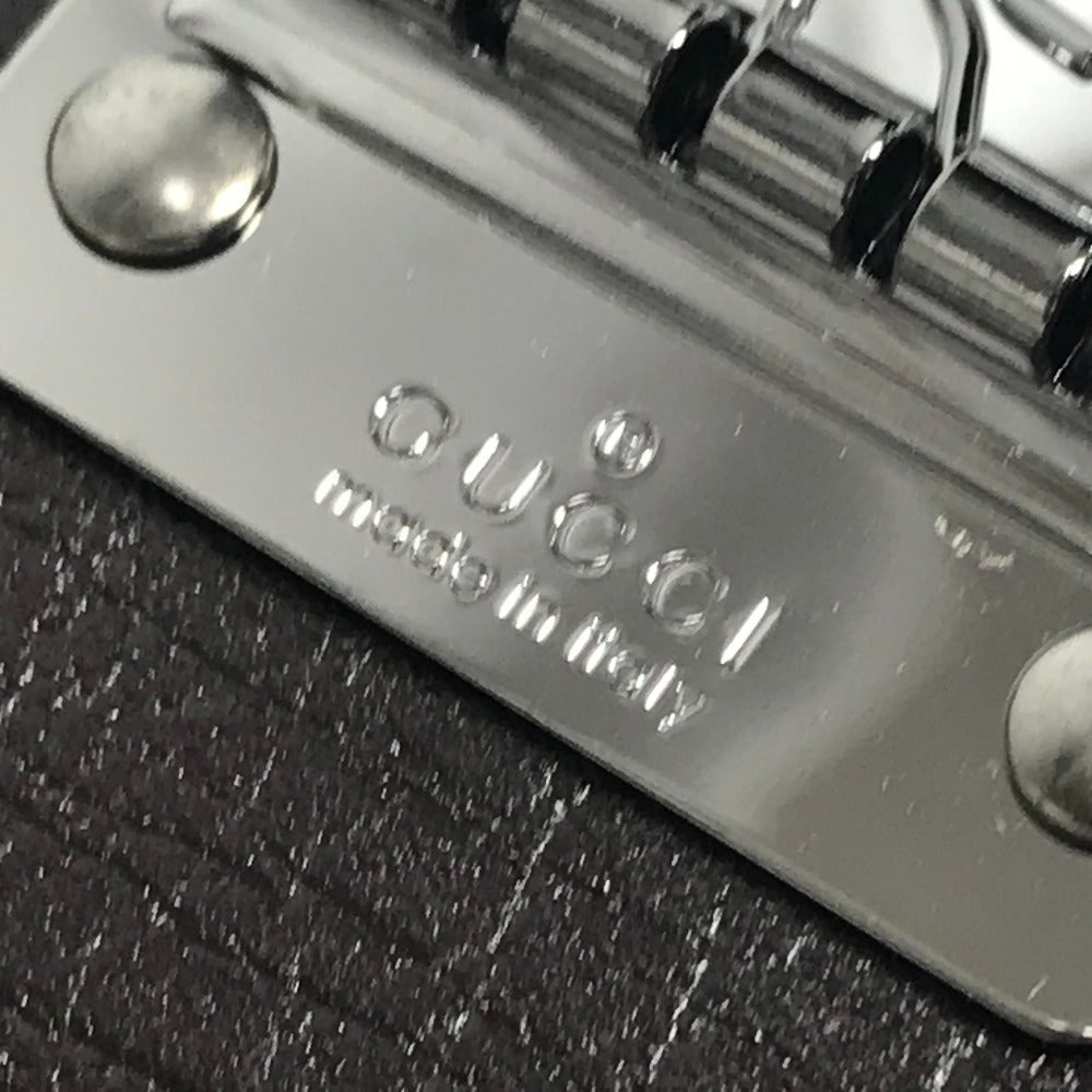 GUCCI 115225 ヴィンテージ GG インターロッキングG 6連 鍵 キーケース レザー ユニセックス ブラウン
