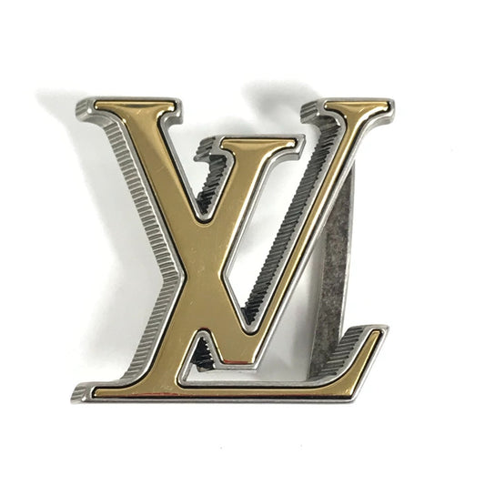 LOUIS VUITTON N10012 LVバックル イニシャル バックルのみ ベルトバックル ボトムス用 バックル メタル ユニセックス ゴールド