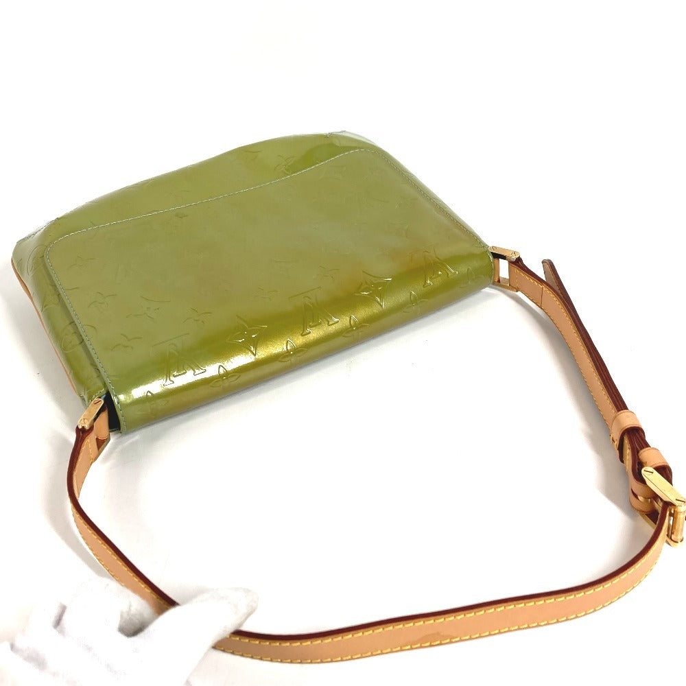 LOUIS VUITTON M91009 モノグラムヴェルニ トンプソンストリート カバン フラップ カバン 肩掛け ショルダーバッグ モノグラムヴェルニキャンバス レディース ベビーブルー ブルー