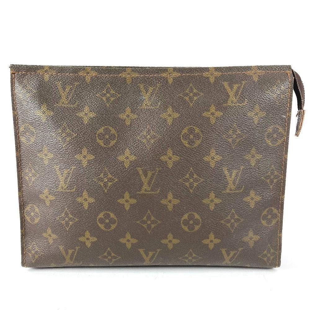 LOUIS VUITTON M47542 モノグラム ポッシュトワレ26 ポッシュトワレ 26 メイクポーチ 化粧ポーチ セカンドバッグ カバン ポーチ モノグラムキャンバス ユニセックス ブラウン
