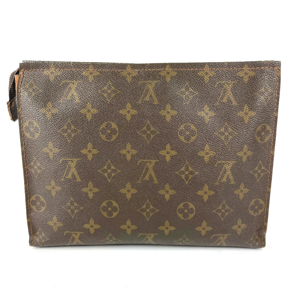 LOUIS VUITTON M47542 モノグラム ポッシュトワレ26 ポッシュトワレ 26 メイクポーチ 化粧ポーチ セカンドバッグ カバン ポーチ モノグラムキャンバス ユニセックス ブラウン