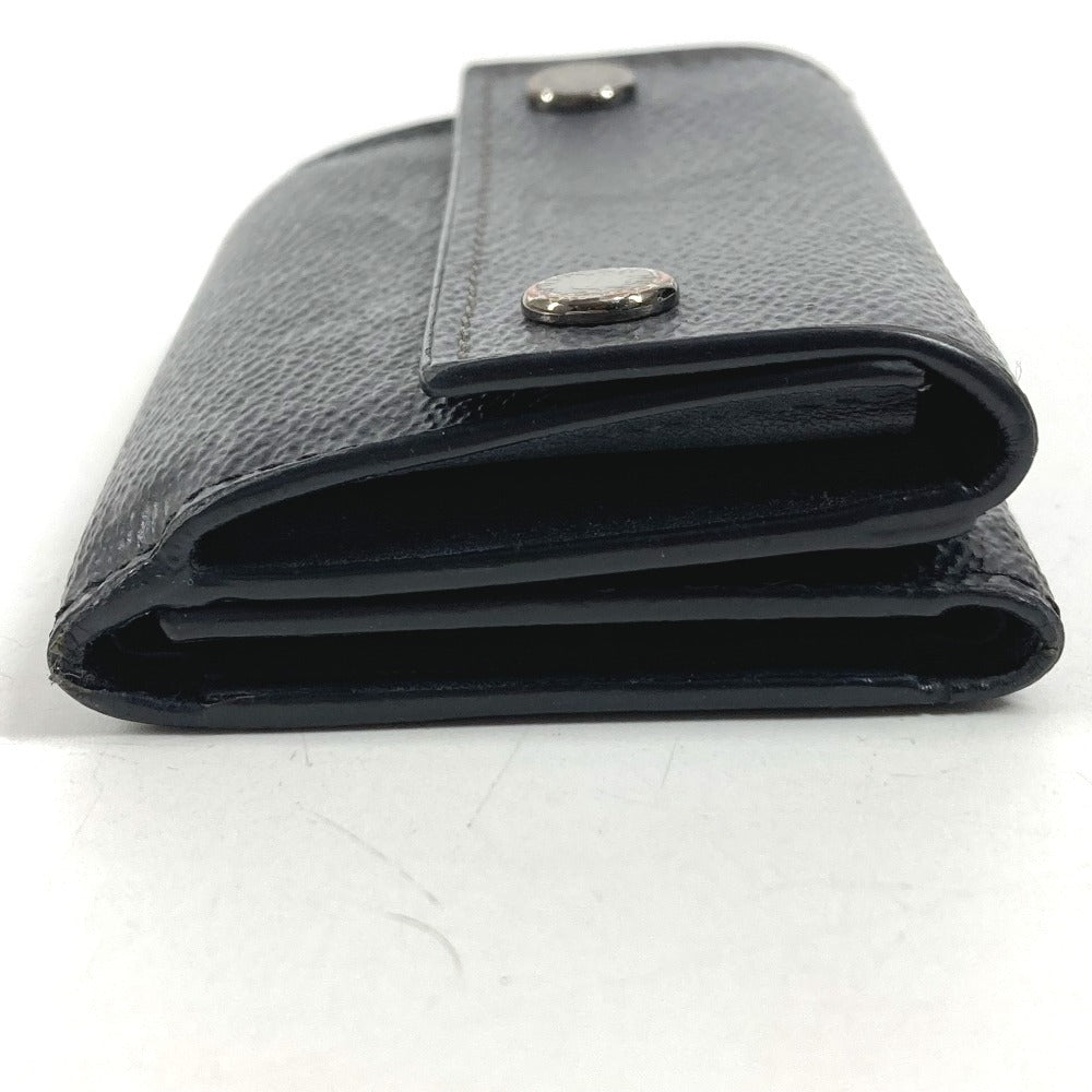 LOUIS VUITTON M45417 Monogram Eclipse Discovery Compact Wallet, Tri-fold Wallet, Monogram Eclipse Canvas, Unisex, Black