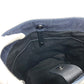 HUNTING WORLD logo bucket-shaped bag, 2-way handbag, tote bag, shoulder bag, denim, unisex, blue