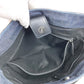 HUNTING WORLD logo bucket-shaped bag, 2-way handbag, tote bag, shoulder bag, denim, unisex, blue