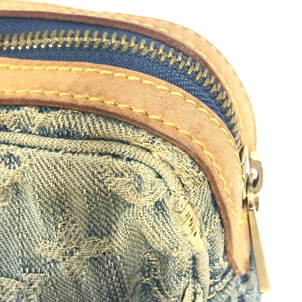 LOUIS VUITTON M95347 Monogram Denim Bum Bag, Crossbody Bag, Waist Bag, Monogram Denim Canvas, Women's, Blue