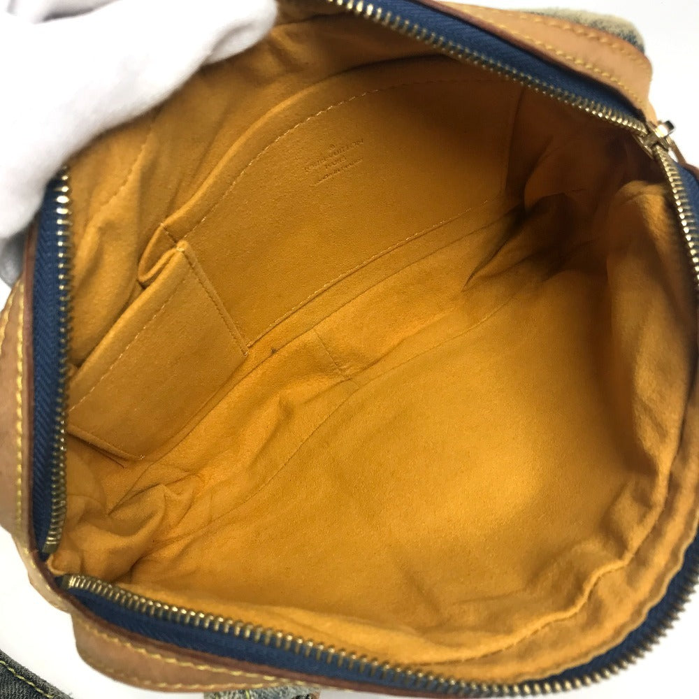 LOUIS VUITTON M95347 Monogram Denim Bum Bag, Crossbody Bag, Waist Bag, Monogram Denim Canvas, Women's, Blue