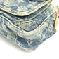 LOUIS VUITTON M95347 Monogram Denim Bum Bag, Crossbody Bag, Waist Bag, Monogram Denim Canvas, Women's, Blue