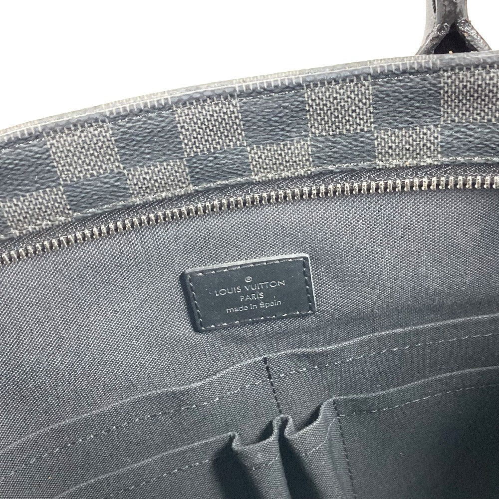 LOUIS VUITTON N41564 Damier Graphite 7DW Briefcase, Seven Days a Week, Tote Bag, Handbag, Shoulder Bag, Business Bag, Damier Graphite Canvas, Unisex, Black