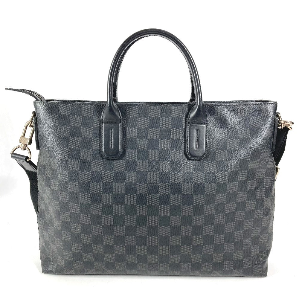 LOUIS VUITTON N41564 Damier Graphite 7DW Briefcase, Seven Days a Week, Tote Bag, Handbag, Shoulder Bag, Business Bag, Damier Graphite Canvas, Unisex, Black