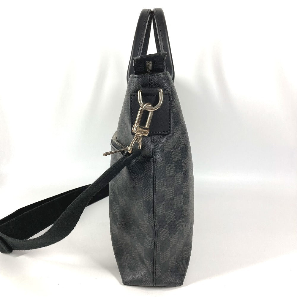 LOUIS VUITTON N41564 Damier Graphite 7DW Briefcase, Seven Days a Week, Tote Bag, Handbag, Shoulder Bag, Business Bag, Damier Graphite Canvas, Unisex, Black