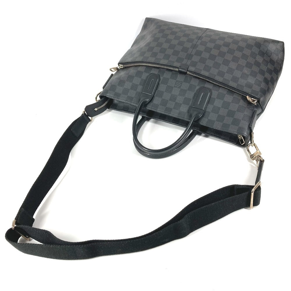 LOUIS VUITTON N41564 Damier Graphite 7DW Briefcase, Seven Days a Week, Tote Bag, Handbag, Shoulder Bag, Business Bag, Damier Graphite Canvas, Unisex, Black