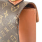 LOUIS VUITTON M51185 Monogram Monceau 28 Flap Document Bag Handbag in Monogram Canvas, Unisex, Brown