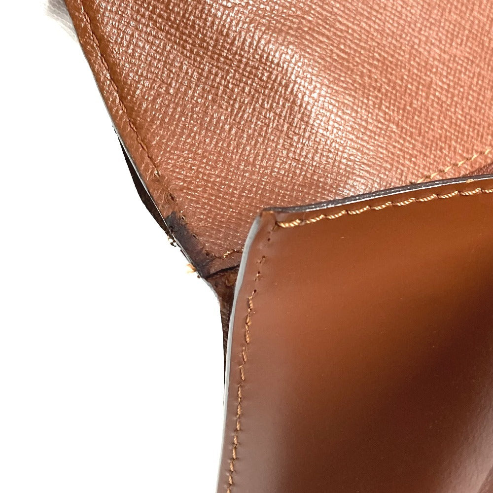 LOUIS VUITTON M51185 Monogram Monceau 28 Flap Document Bag Handbag in Monogram Canvas, Unisex, Brown