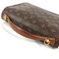 LOUIS VUITTON M51185 Monogram Monceau 28 Flap Document Bag Handbag in Monogram Canvas, Unisex, Brown