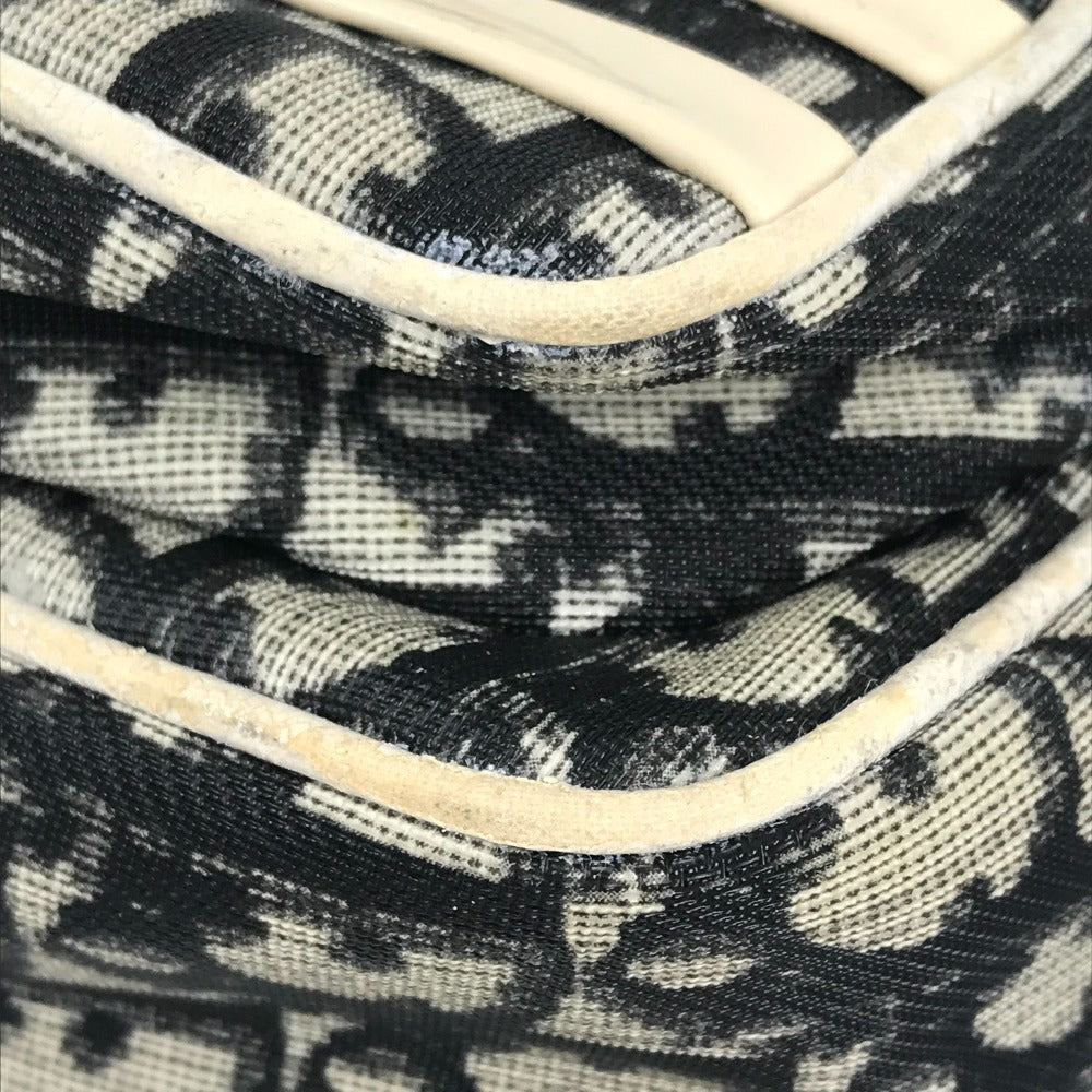 Dior トロッター NO1 ロゴ カバン 斜め掛け ポシェット ショルダーバッグ PVC ユニセックス ブラック