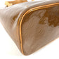 LOUIS VUITTON M91122 Monogram Vernis Houston Shoulder Bag/Tote Bag in Monogram Vernis Canvas, Women's, Bronze/Brown
