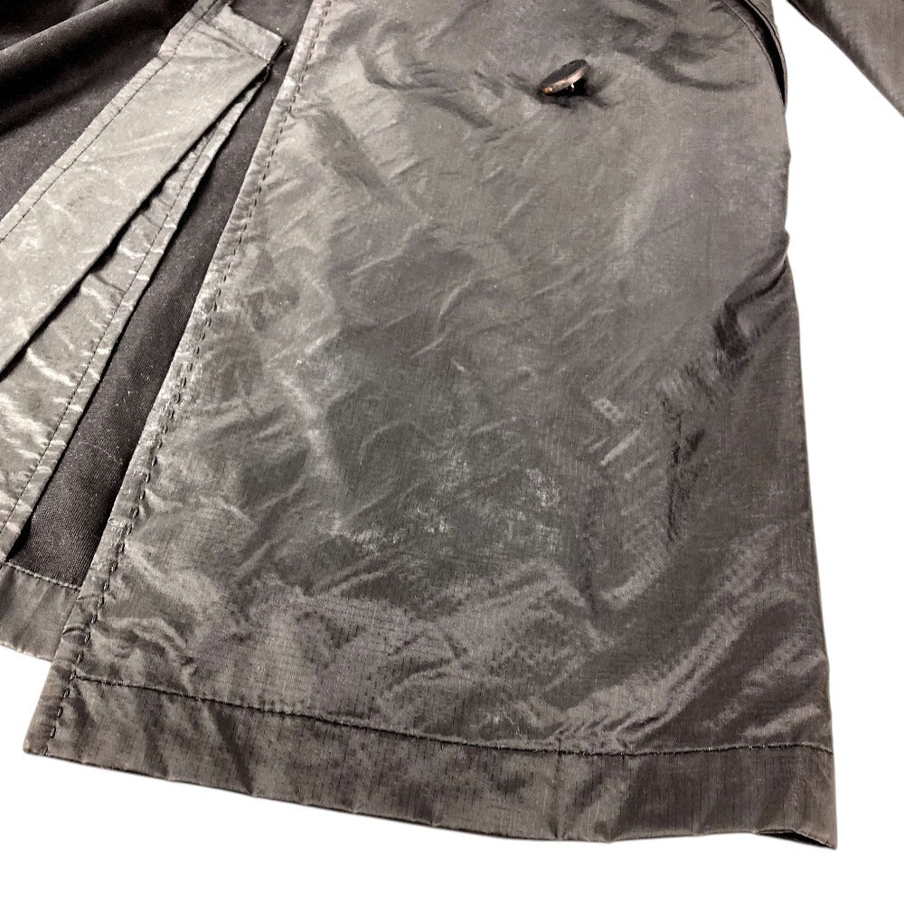 FENDI セレリア ロゴ ベルト付き コート アウター 長袖 トレンチコート ナイロン レディース ブラック