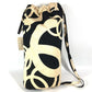 CHANEL CC Coco Mark Drawstring Bag, Shoulder Bag, Cotton, Women's, White