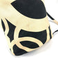 CHANEL CC Coco Mark Drawstring Bag, Shoulder Bag, Cotton, Women's, White