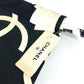 CHANEL CC Coco Mark Drawstring Bag, Shoulder Bag, Cotton, Women's, White