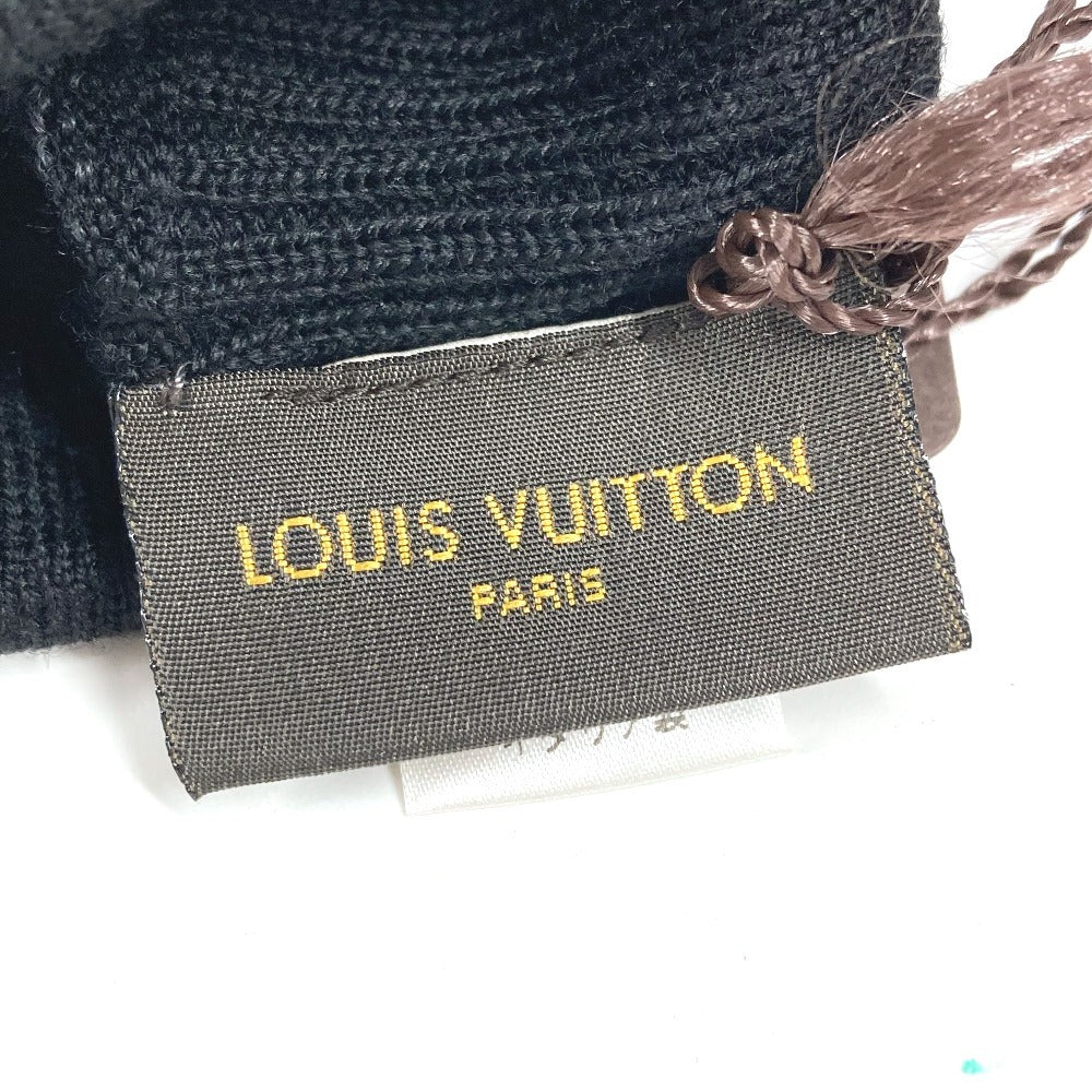 LOUIS VUITTON M70006 Damier Graphite Gon Petit Damier Wool Gloves Men's Black