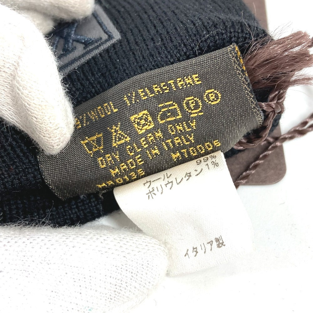 LOUIS VUITTON M70006 ダミエグラフィット ゴン・プティ ダミエ グローブ 手袋 ウール メンズ ブラック