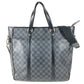 LOUIS VUITTON N51192 ダミエグラフィット タダオ トートバッグ 縦型 カバン 斜め掛け 2WAYバッグ ショルダーバッグ ダミエグラフィットキャンバス ユニセックス ブラック