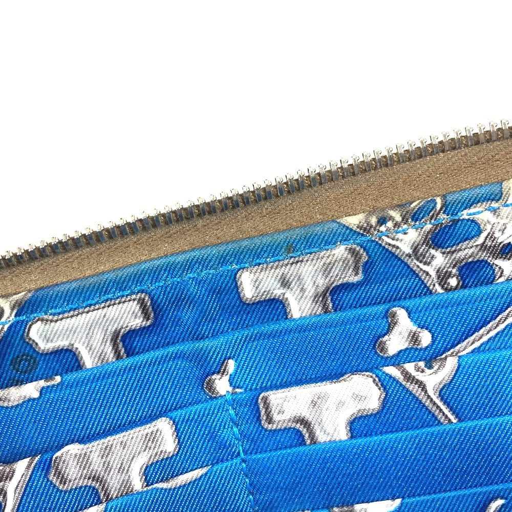HERMES アザップロング シルクイン アザップロングシルクイン 財布 ロングウォレット ラウンドファスナー 長財布 エプソン ユニセックス エトゥープ グレー