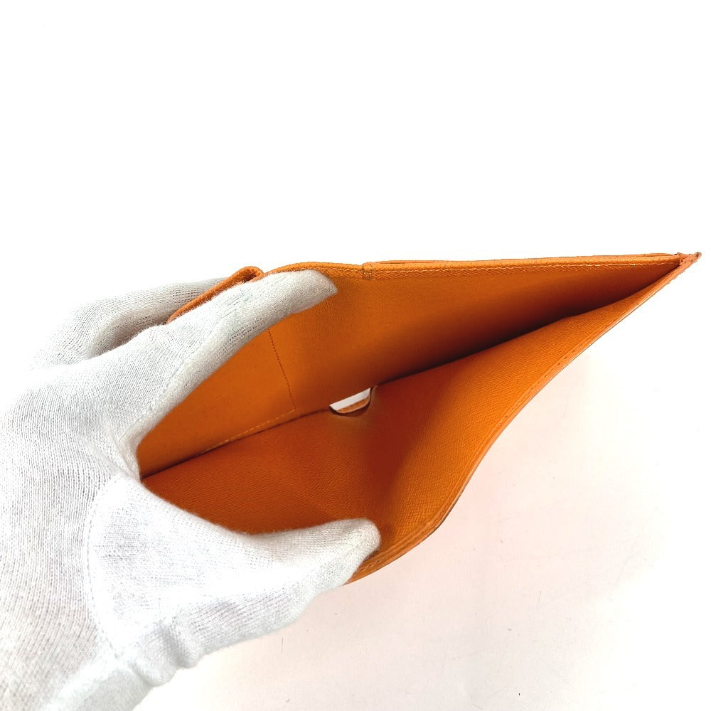 LOUIS VUITTON M6355H エピ ポルト ビエ コンパクト コンパクトウォレット 2つ折り財布 エピレザー ユニセックス マンダリンオレンジ オレンジ