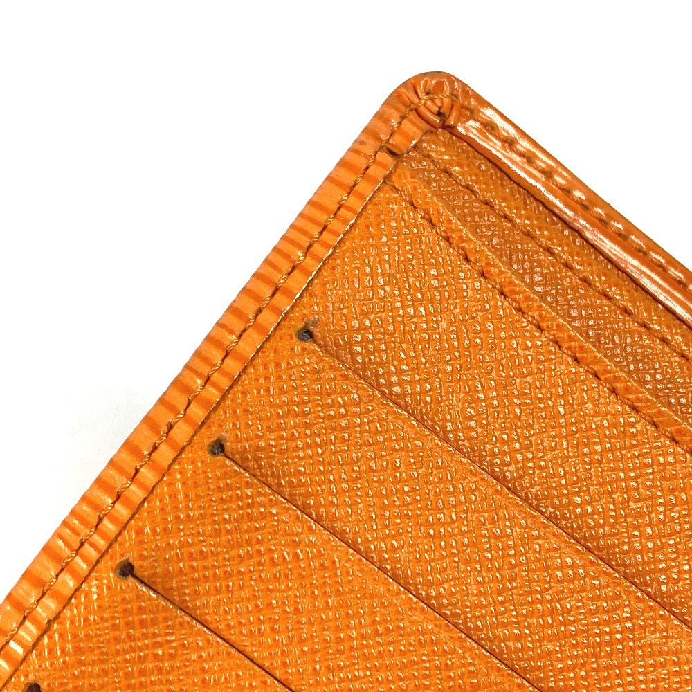 LOUIS VUITTON M6355H エピ ポルト ビエ コンパクト コンパクトウォレット 2つ折り財布 エピレザー ユニセックス マンダリンオレンジ オレンジ