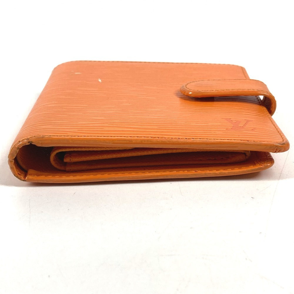 LOUIS VUITTON M6355H エピ ポルト ビエ コンパクト コンパクトウォレット 2つ折り財布 エピレザー ユニセックス マンダリンオレンジ オレンジ