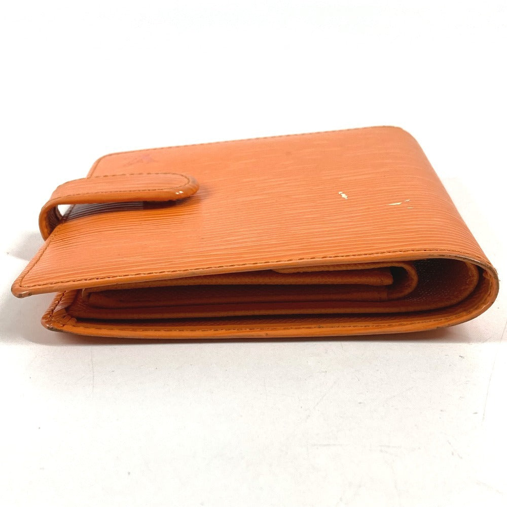 LOUIS VUITTON M6355H エピ ポルト ビエ コンパクト コンパクトウォレット 2つ折り財布 エピレザー ユニセックス マンダリンオレンジ オレンジ