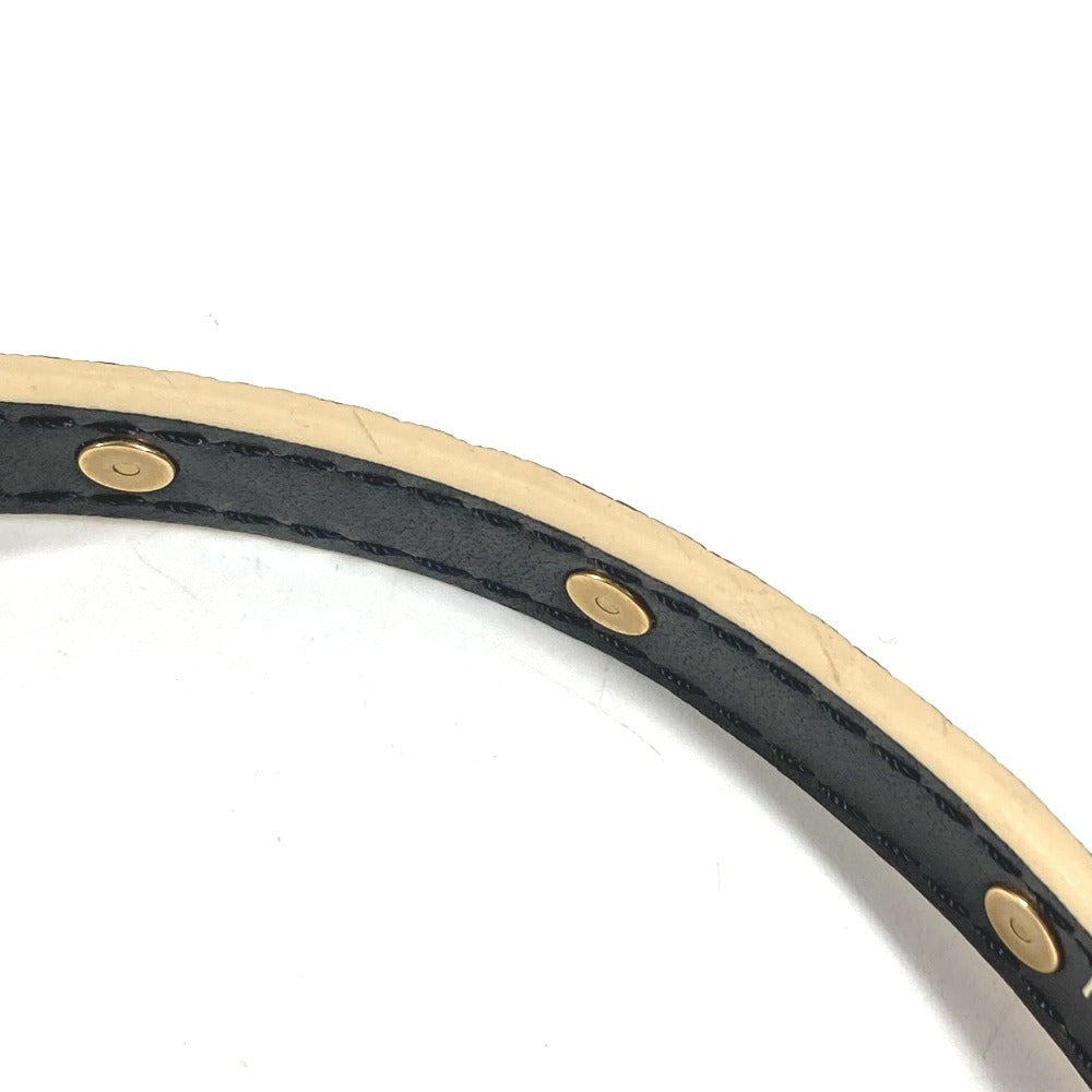 LOUIS VUITTON M91844 スハリ ブラスレ ドゥブルトゥール 2重ブレス アクセサリー ブレスレット スハリレザー ユニセックス ブラック