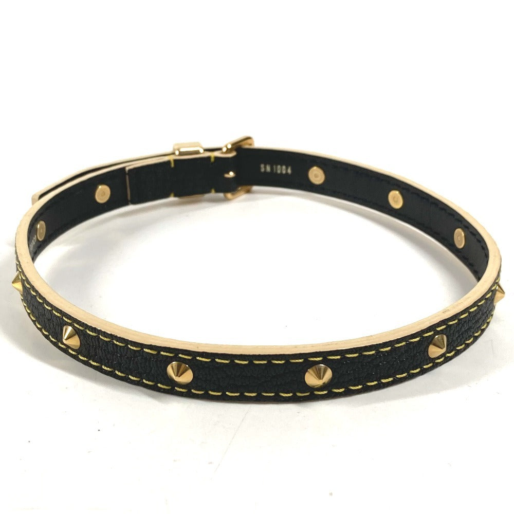 LOUIS VUITTON M91844 スハリ ブラスレ ドゥブルトゥール 2重ブレス アクセサリー ブレスレット スハリレザー ユニセックス ブラック