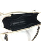 CHANEL Bicolor Logo Chocolate Bar Tote Bag Shoulder Bag W-Chain Bag Shoulder Bag Enamel/Leather Unisex Black