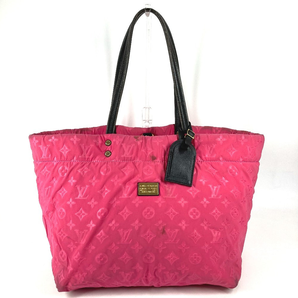 LOUIS VUITTON M92802 クルーズライン スキューバーMM スキューバー MM カバン トートバッグ 肩掛け ショルダーバッグ マイクロファイバー レディース ピンク