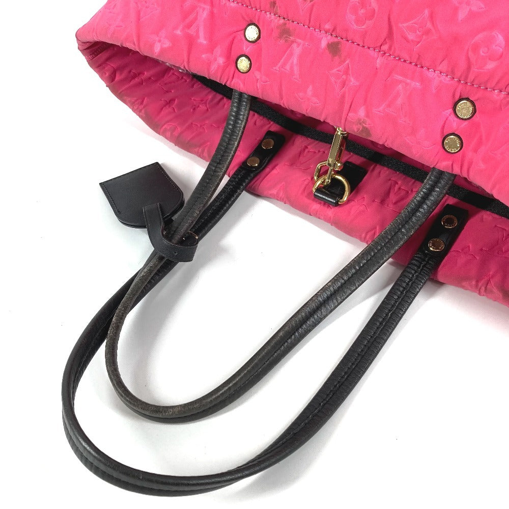 LOUIS VUITTON M92802 クルーズライン スキューバーMM スキューバー MM カバン トートバッグ 肩掛け ショルダーバッグ マイクロファイバー レディース ピンク