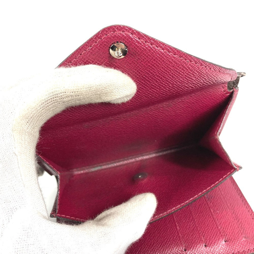 LOUIS VUITTON M60494 モノグラム エピ ポルトフォイユ マリールー コンパクトウォレット 3つ折り財布 モノグラムキャンバス ユニセックス フューシャ ピンク