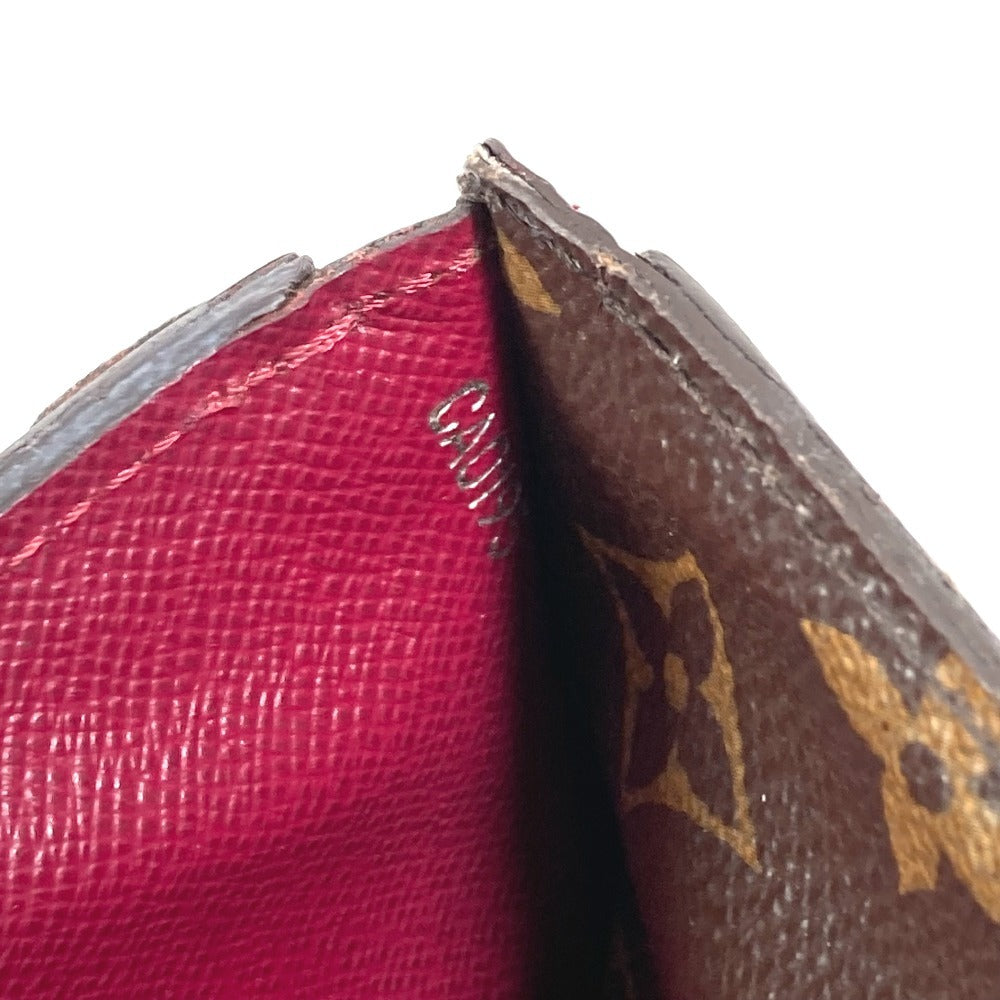 LOUIS VUITTON M60494 モノグラム エピ ポルトフォイユ マリールー コンパクトウォレット 3つ折り財布 モノグラムキャンバス ユニセックス フューシャ ピンク