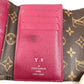 LOUIS VUITTON M60494 モノグラム エピ ポルトフォイユ マリールー コンパクトウォレット 3つ折り財布 モノグラムキャンバス ユニセックス フューシャ ピンク