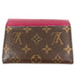 LOUIS VUITTON M60494 モノグラム エピ ポルトフォイユ マリールー コンパクトウォレット 3つ折り財布 モノグラムキャンバス ユニセックス フューシャ ピンク