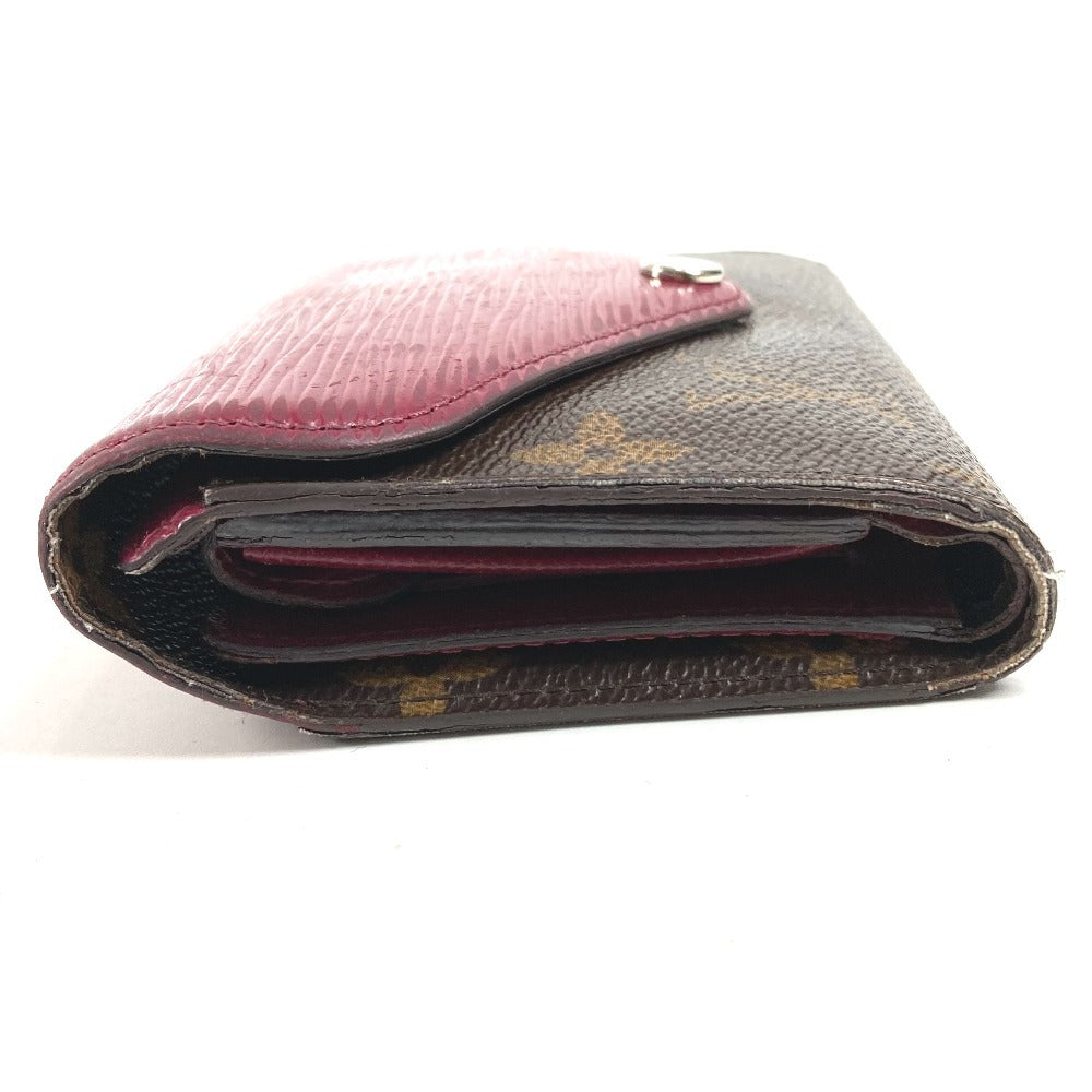 LOUIS VUITTON M60494 モノグラム エピ ポルトフォイユ マリールー コンパクトウォレット 3つ折り財布 モノグラムキャンバス ユニセックス フューシャ ピンク