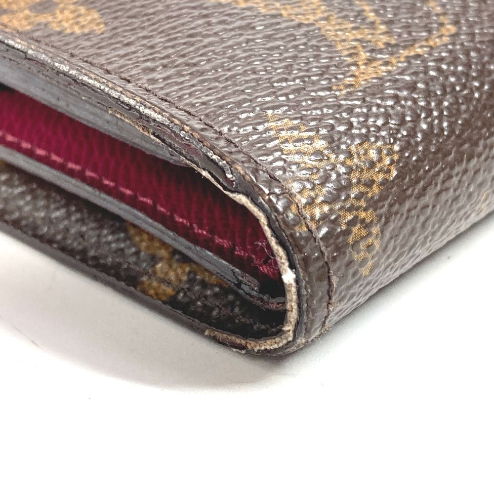 LOUIS VUITTON M60494 モノグラム エピ ポルトフォイユ マリールー コンパクトウォレット 3つ折り財布 モノグラムキャンバス ユニセックス フューシャ ピンク