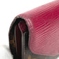 LOUIS VUITTON M60494 モノグラム エピ ポルトフォイユ マリールー コンパクトウォレット 3つ折り財布 モノグラムキャンバス ユニセックス フューシャ ピンク