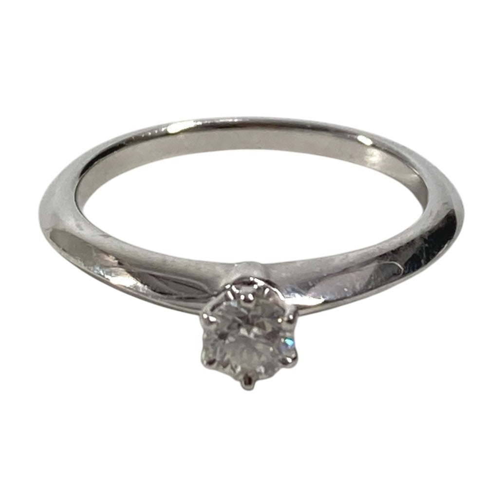 TIFFANY&Co. プラチナ ソリティア ダイヤモンド ダイヤ 1pt 0.22ct ジュエリー アクセサリー リング・指輪 Pt950 レディース シルバー