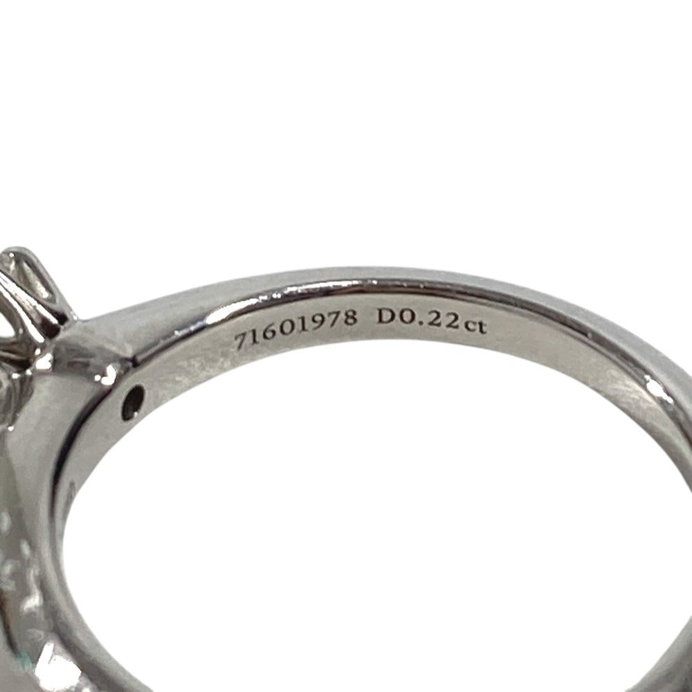 TIFFANY&Co. プラチナ ソリティア ダイヤモンド ダイヤ 1pt 0.22ct ジュエリー アクセサリー リング・指輪 Pt950 レディース シルバー