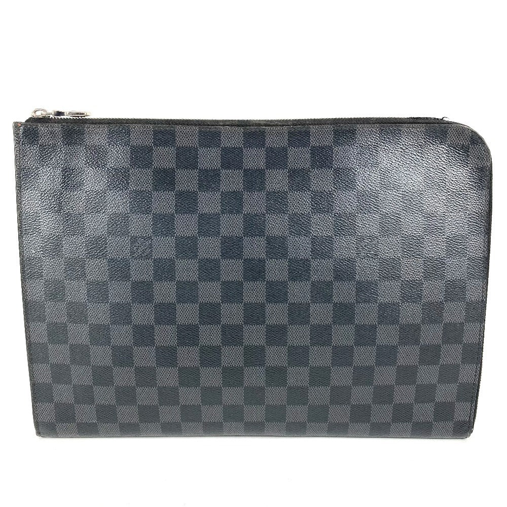 LOUIS VUITTON N64437 ダミエグラフィット ポシェットジュールGM ポシェットジュール GM カバン ポーチ セカンドバッグ L字ファスナー クラッチバッグ ダミエグラフィットキャンバス ユニセックス